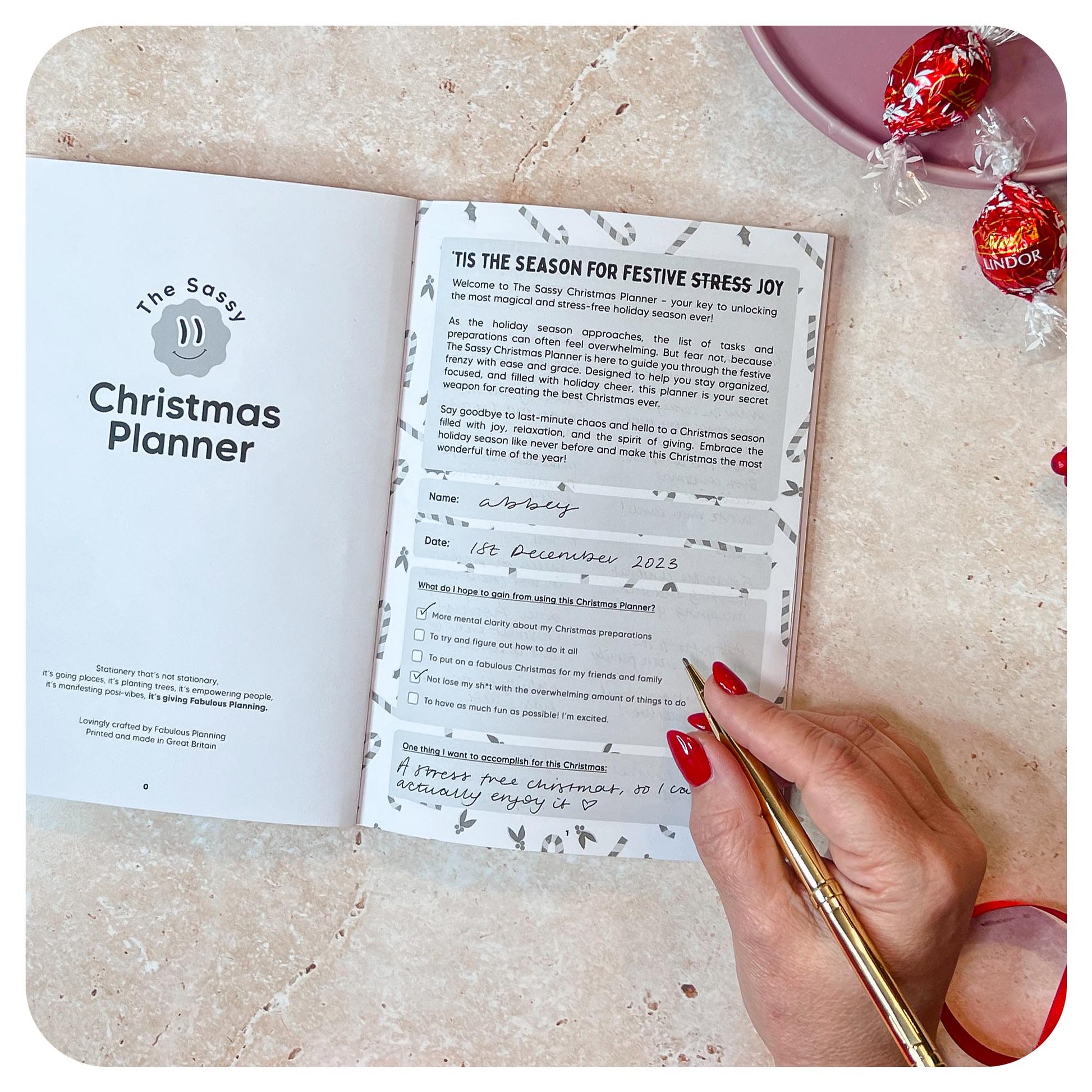 Freebie Christmas Planner - Fabulous Planning - PAPER - XMAS - FREEBIE