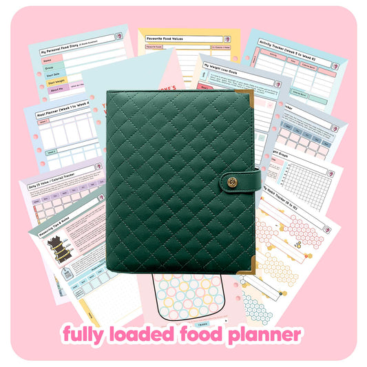 Emerald Padded - Food Diary Organiser P3