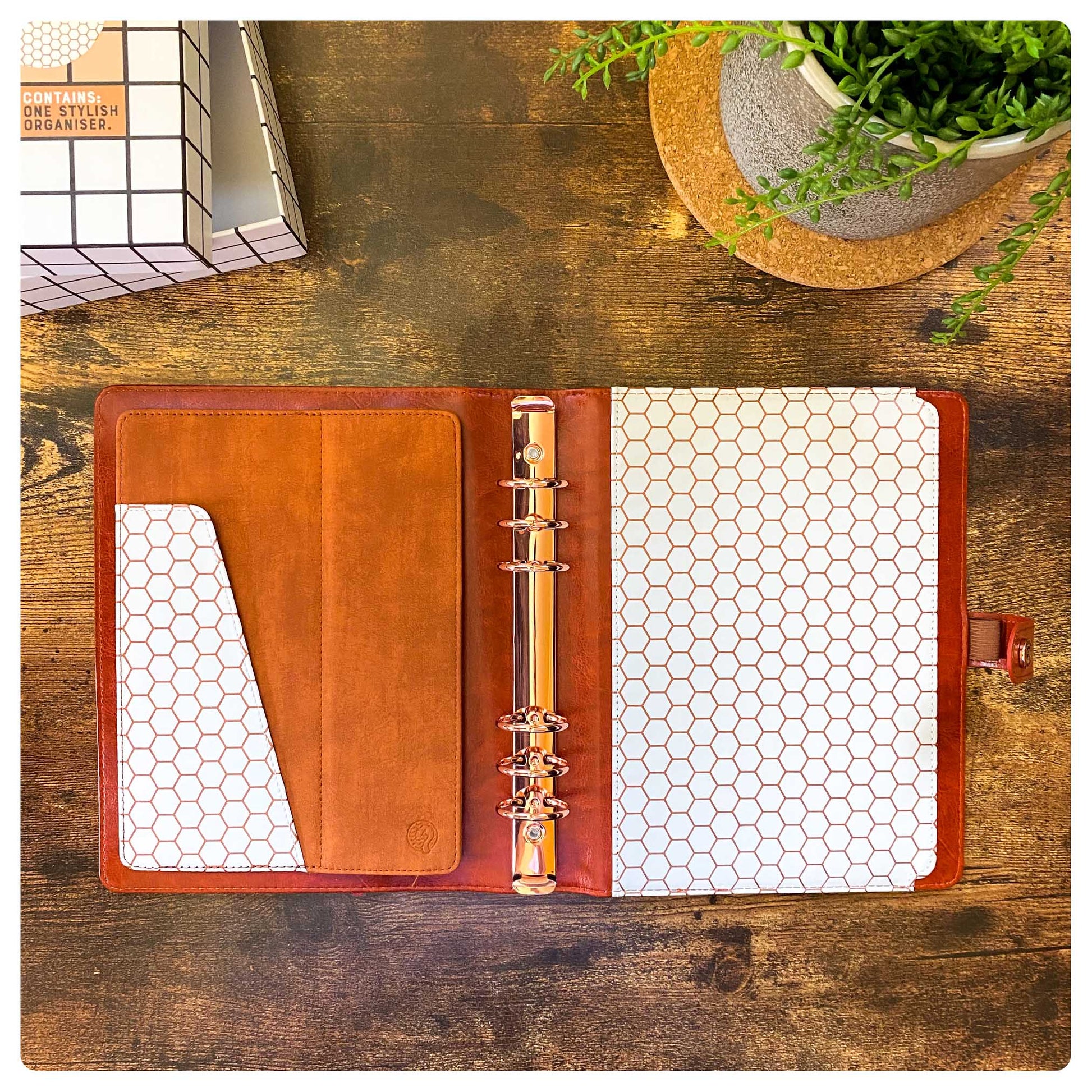 Honeycomb Organiser - Undated Daily Diary P3 - Fabulous Planning - FO - HONEY - PD - EET