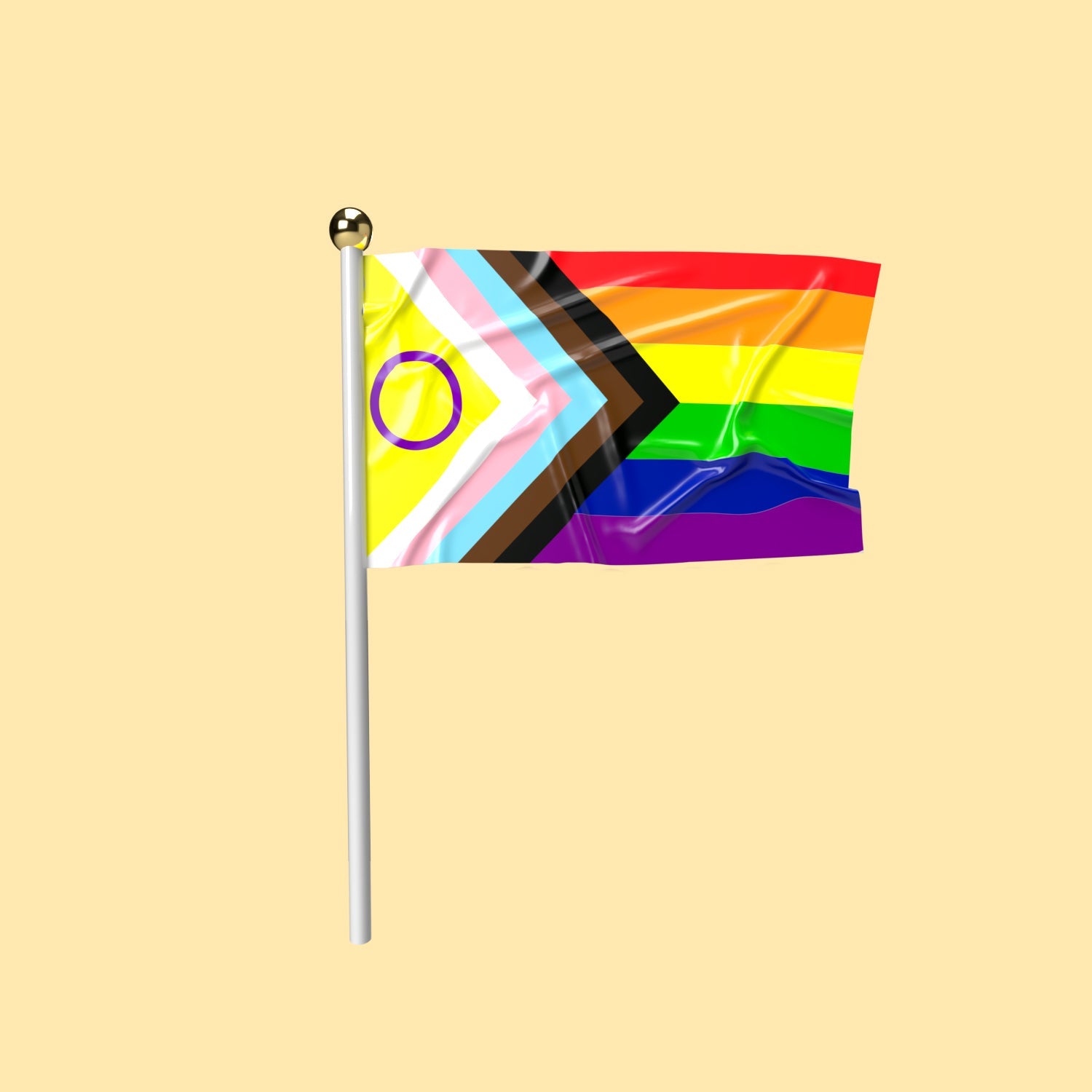 Intersex Progress - Pride Flag - Fabulous Planning - Flag - Intersex - Progress