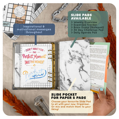 Jade Geometric - Food Diary Organiser P3 - Fabulous Planning - FO - JADEGEO - CAL - NMP