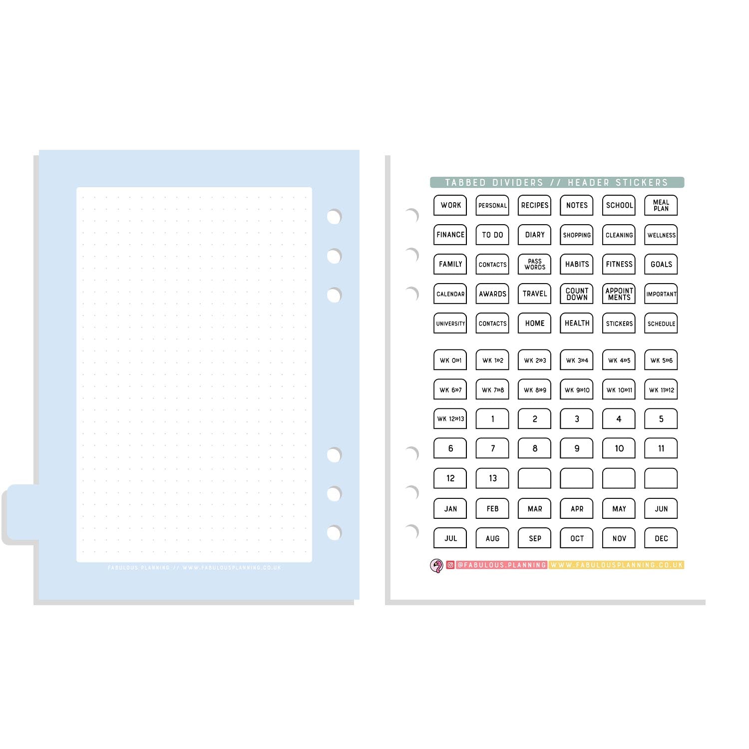 Lemonade Organiser - Undated Daily Diary P3 - Fabulous Planning - FO - LEMONADE - PD - EET