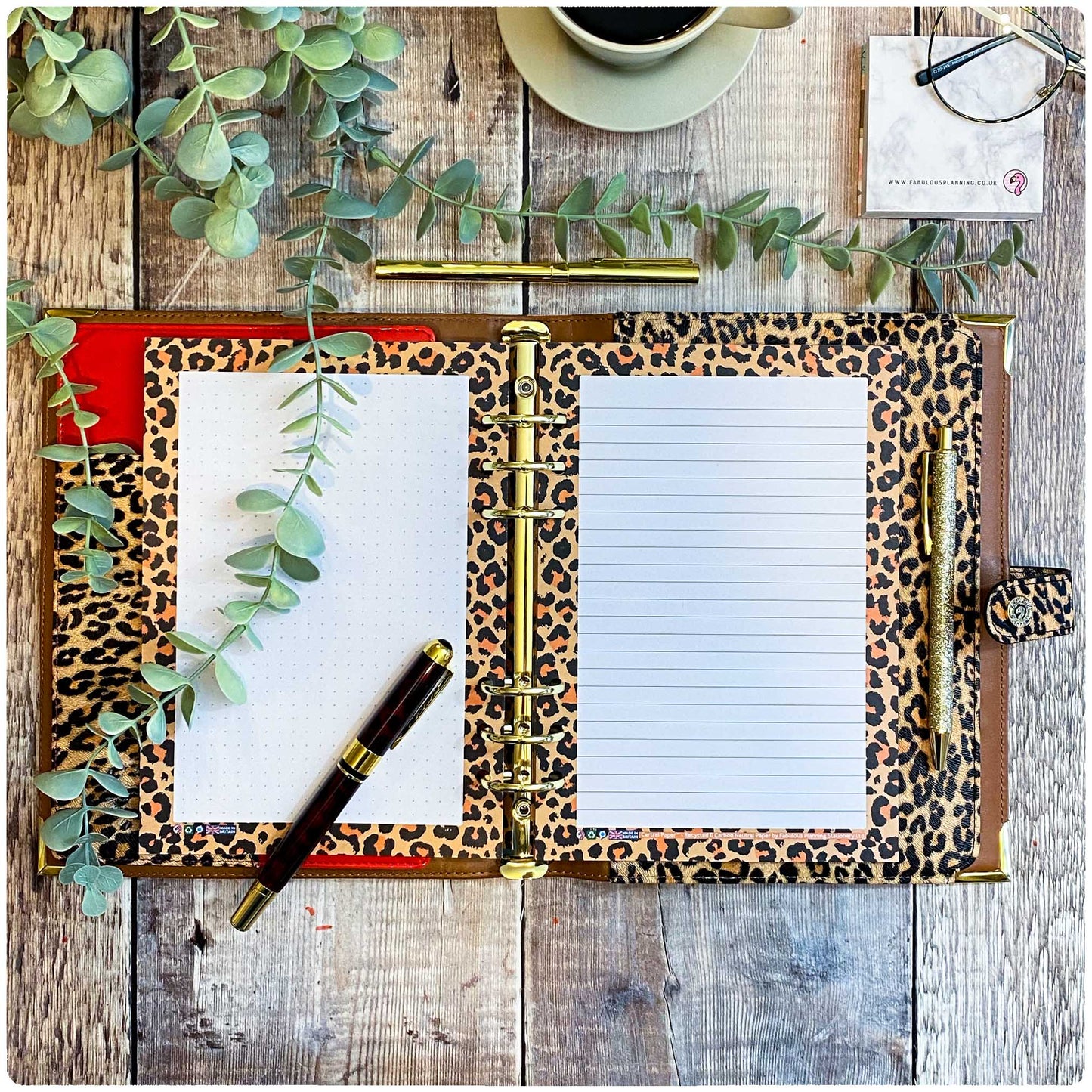 Leopard Organiser - P3 Stationery Bundle - Fabulous Planning - [STATBUN] LEO - GFL - CC