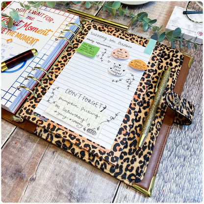 Leopard Organiser - P3 Stationery Bundle - Fabulous Planning - [STATBUN] LEO - GFL - CC