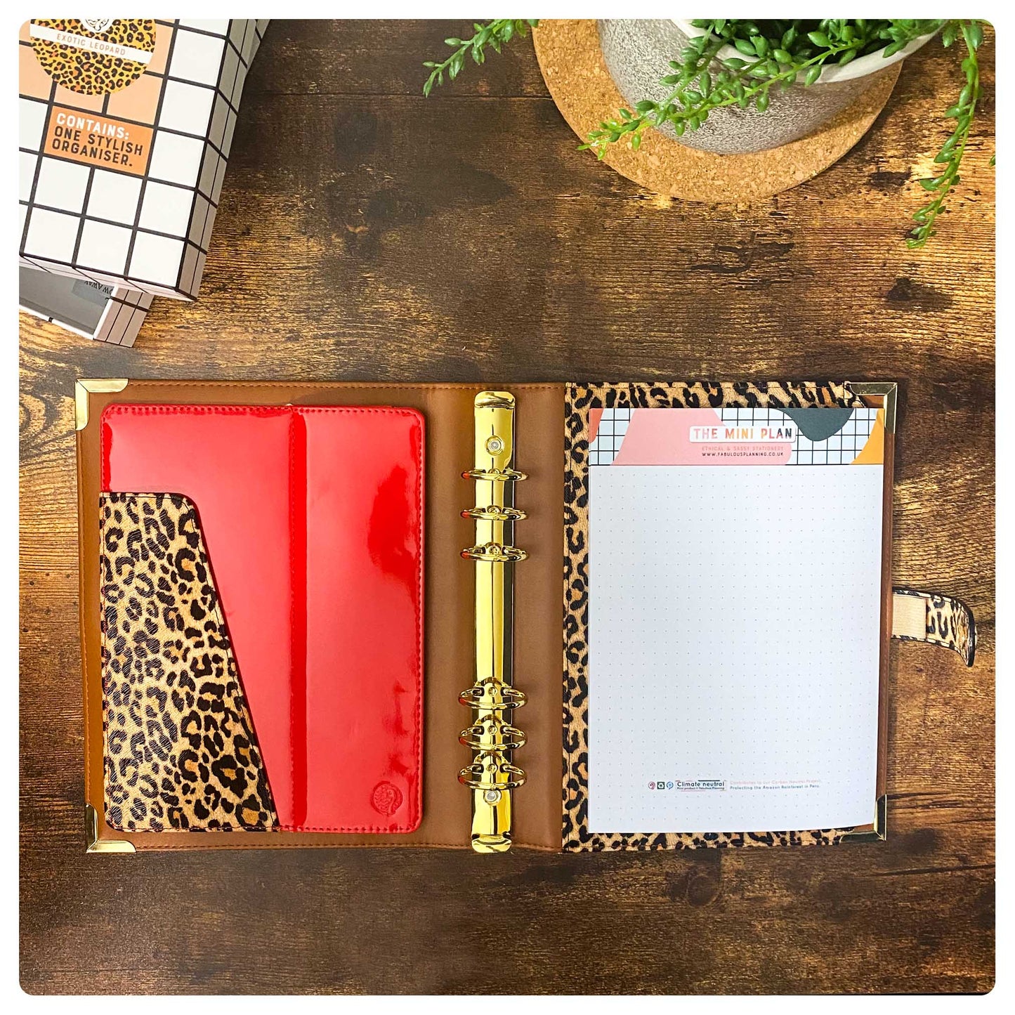 Leopard Organiser - Undated Daily Diary P3 - Fabulous Planning - FO - LEOPARD - PD - EET