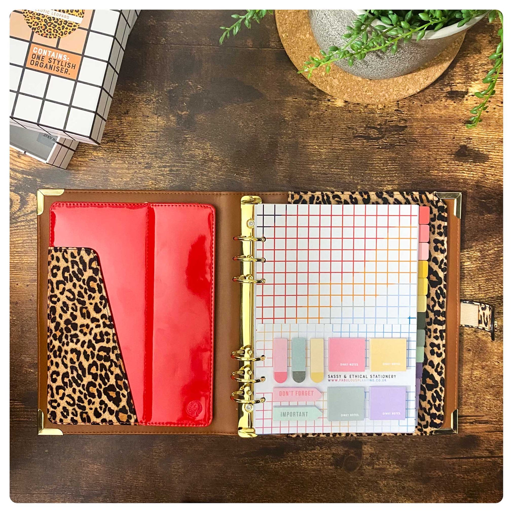 Leopard Organiser - Undated Daily Diary P3 - Fabulous Planning - FO - LEOPARD - PD - EET