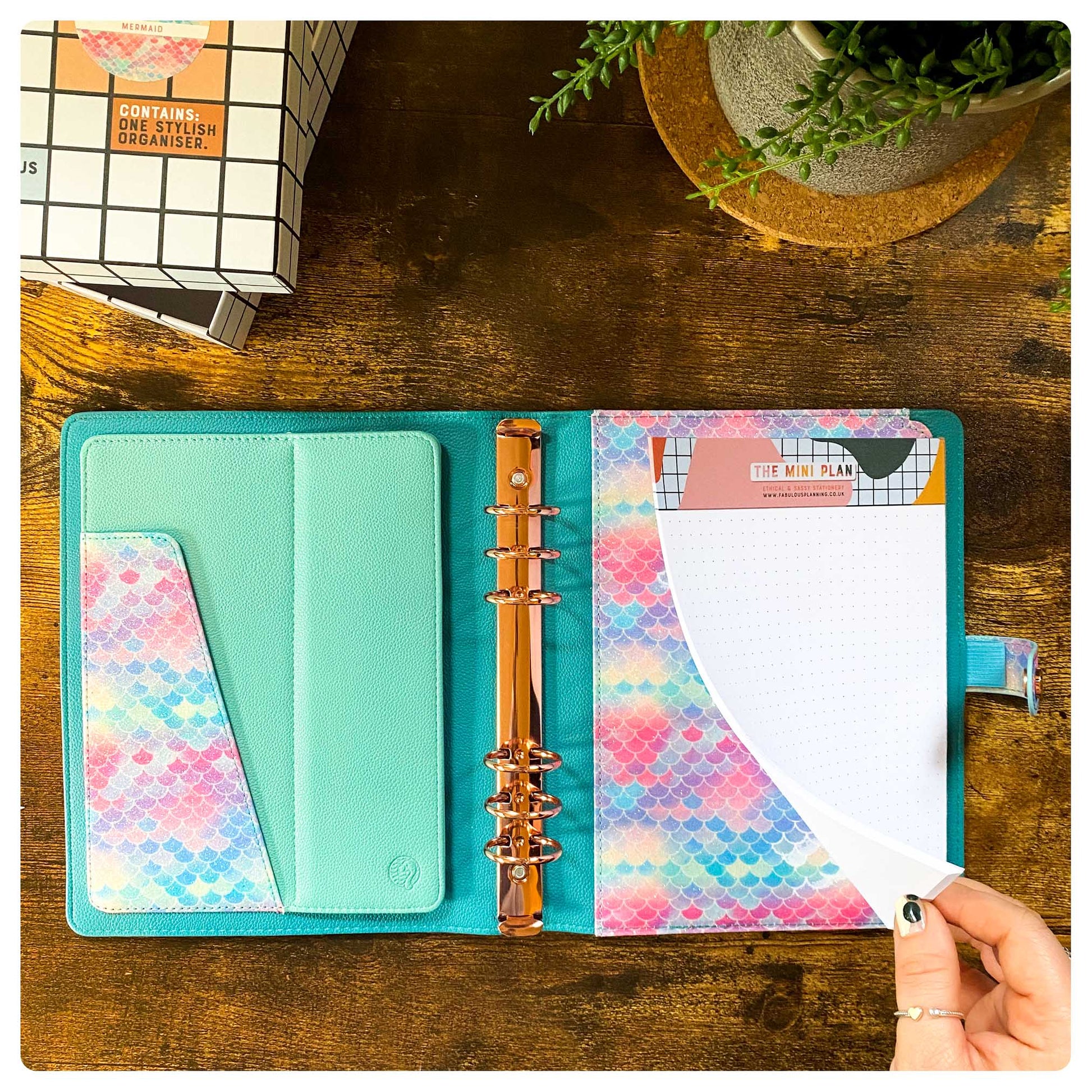 Mermaid - Food Diary Organiser P3 - Fabulous Planning - FO - MERMAID - CAL - NMP