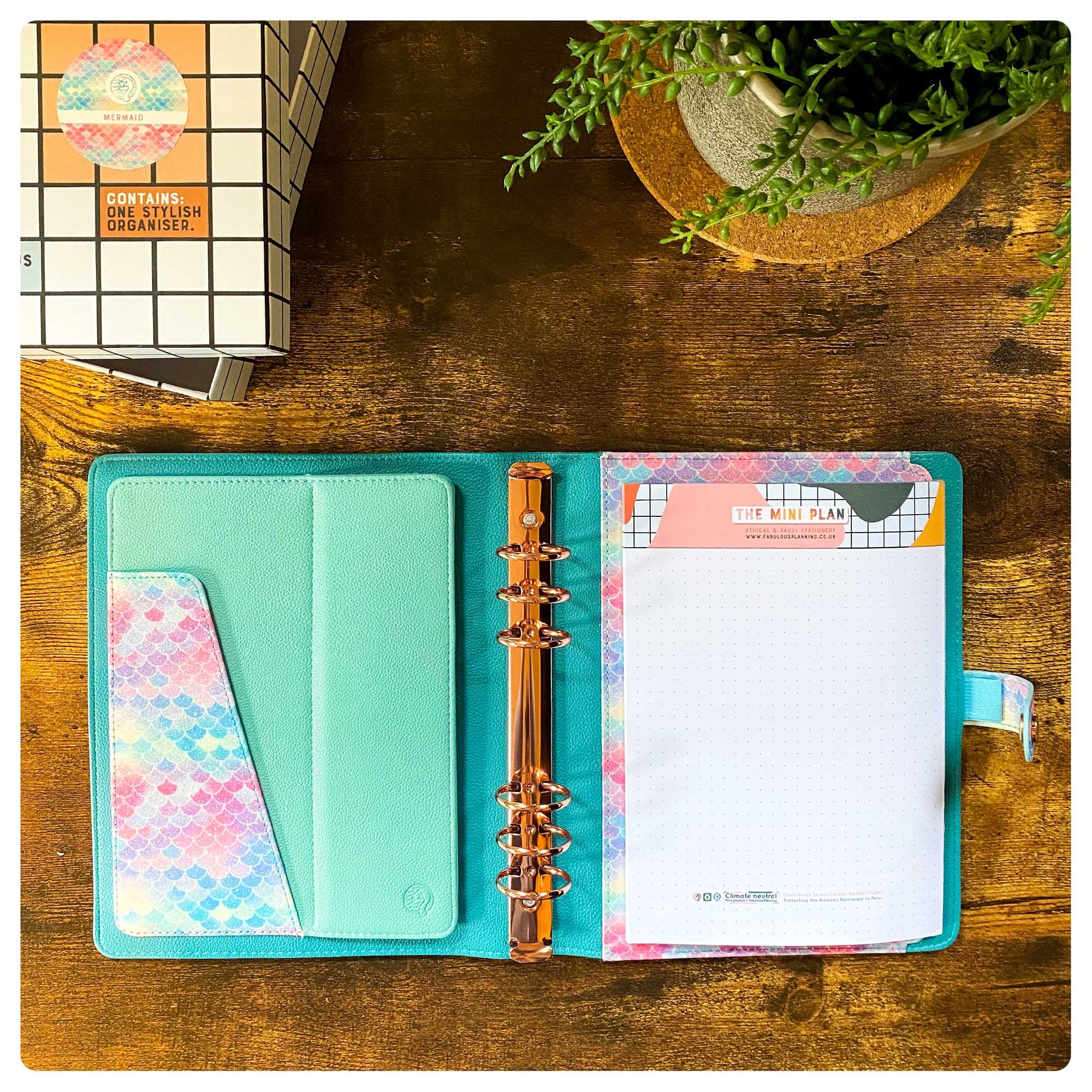 Mermaid - Food Diary Organiser P3 - Fabulous Planning - FO - MERMAID - CAL - NMP