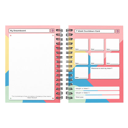 Mini Food Diary - C1 - SW Compatible - Spacious - Fabulous Planning - [W] 7WK - A6 - C1