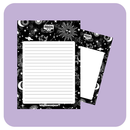 Pad Refill - Astronomy - Fabulous Planning - PAD - REFILL - ASTRO - LINED