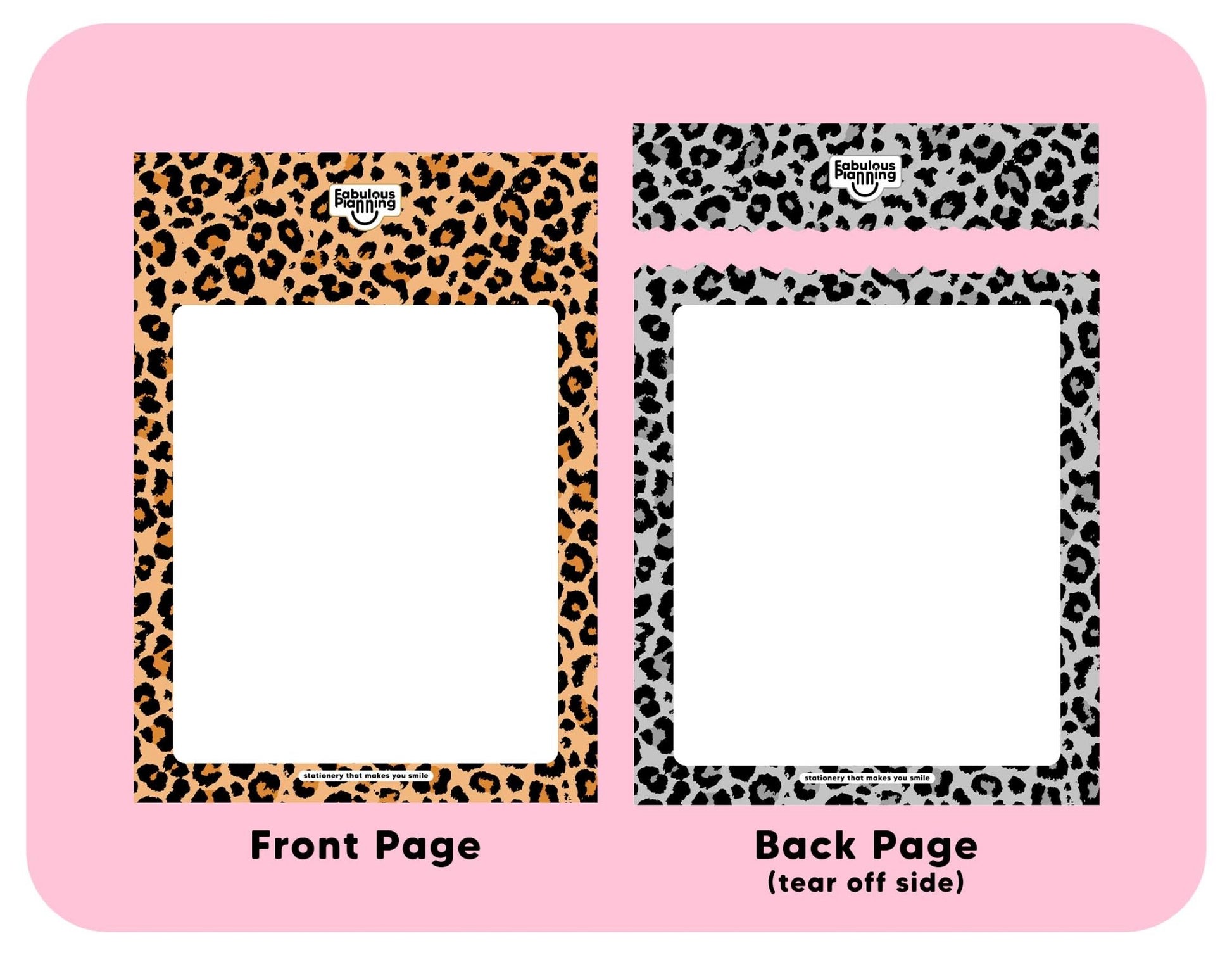 Pad Refill - Leopard - Fabulous Planning - PAD - REFILL - LEOP - BLANK