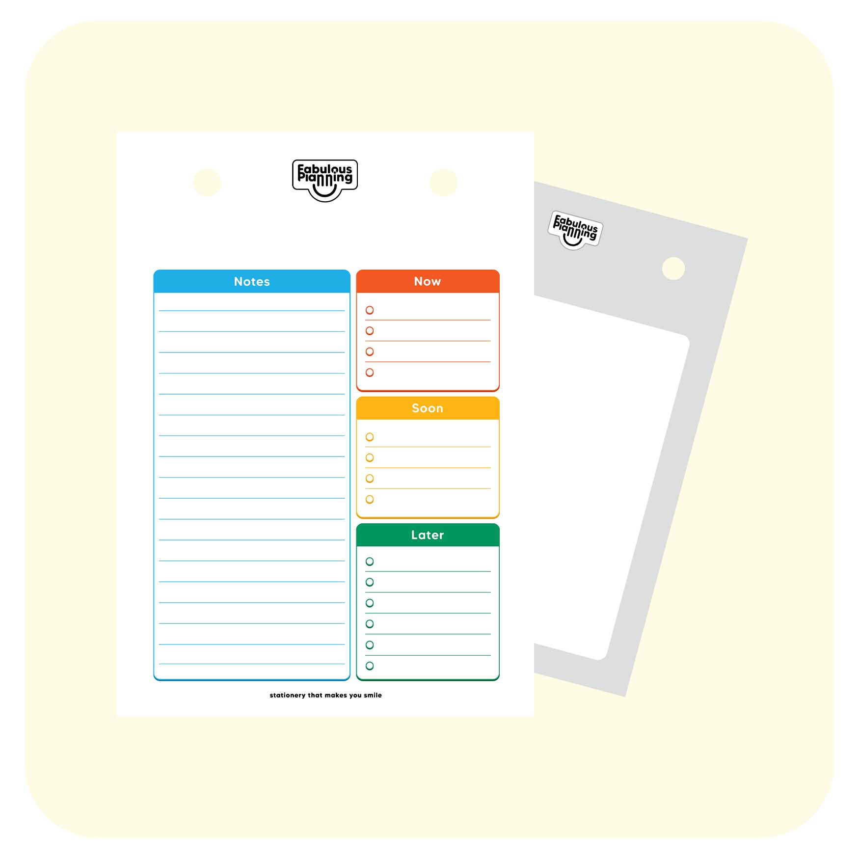 Pad Refill - Productivity - Fabulous Planning - PAD - REFILL - PRODUCTIVITY