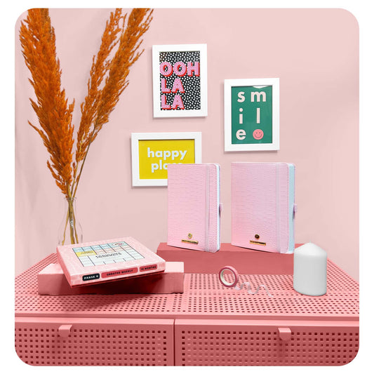 Pink Croc - Planning Journal - Fabulous Planning - P4 - PNKCR - UND - WKLY