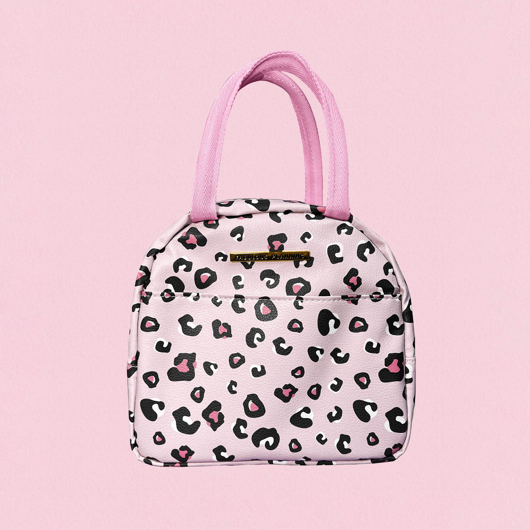 Pink Leopard Lunch Bag - Fabulous Planning - LUNCH - PINKLEOPARD