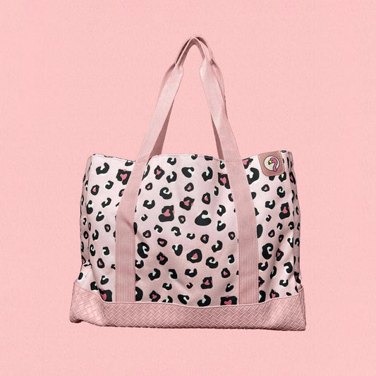 Pink Leopard Tote Bag - Fabulous Planning - TOTE - PINKLEOPARD