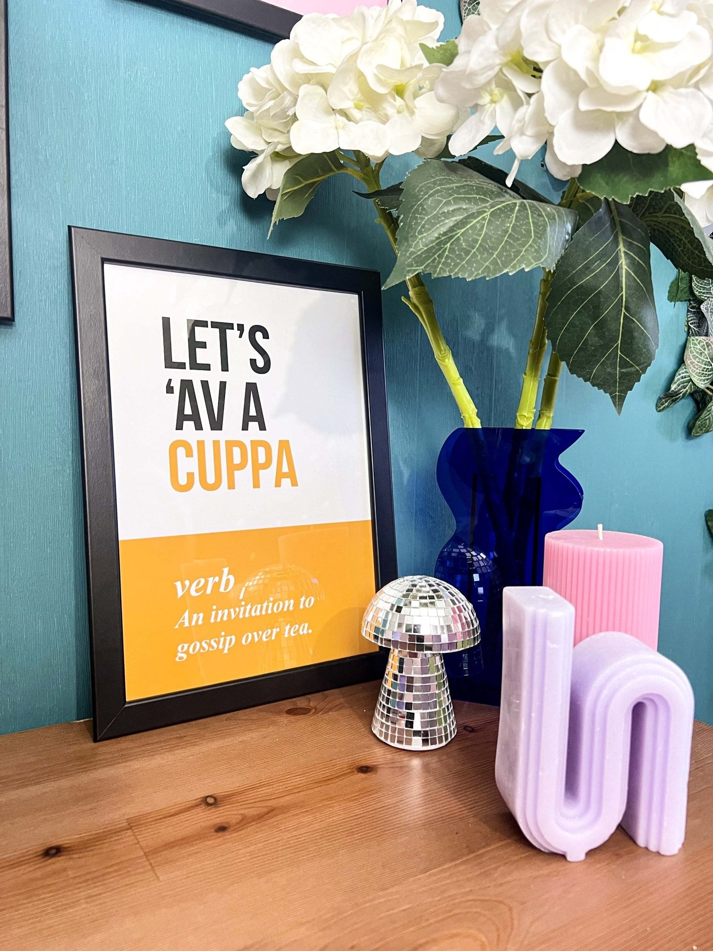 Posi Posters - Yorkshire "Av A Cuppa" - Fabulous Planning - A4 - POSIPOST - YS1