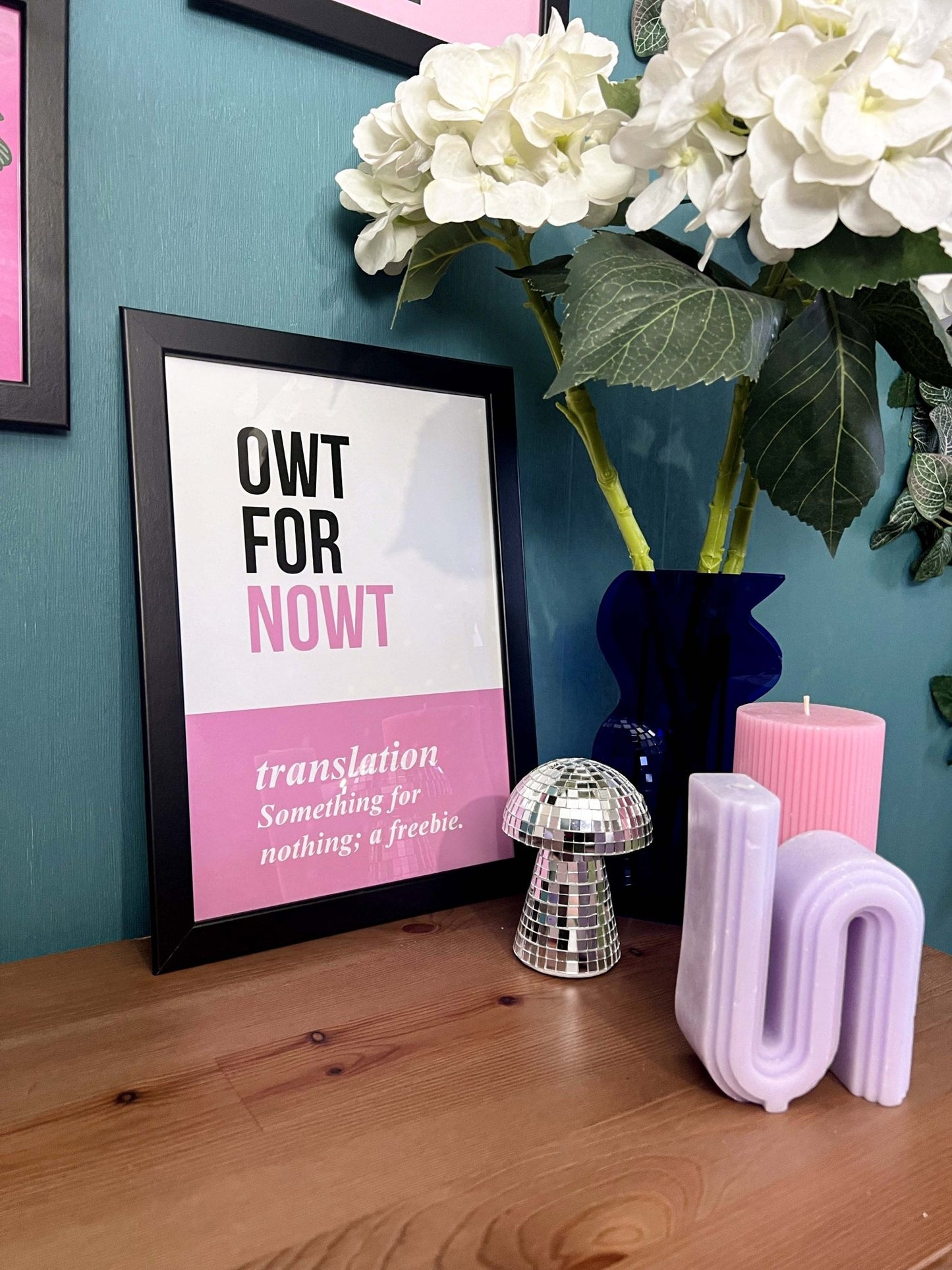 Posi Posters - Yorkshire "Owt For Nowt" - Fabulous Planning - A4 - POSIPOST - YS1