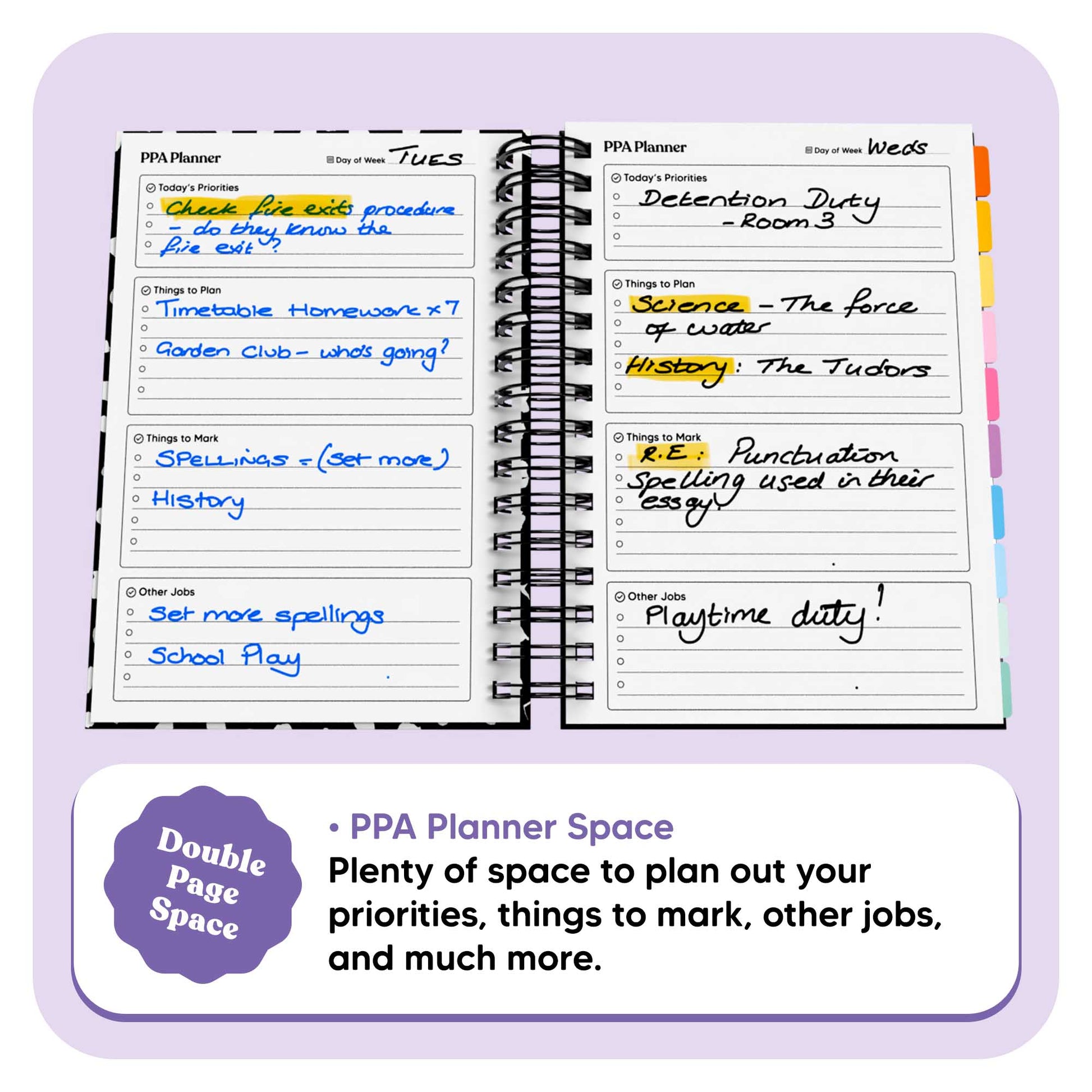 PPA Undated Journal - Fabulous Planning - SPIRAL - PPA - 2024 - 2025