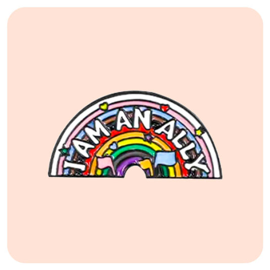 Pride I Am An Ally Enamel Pin - Fabulous Planning - Pin - Pride - 1