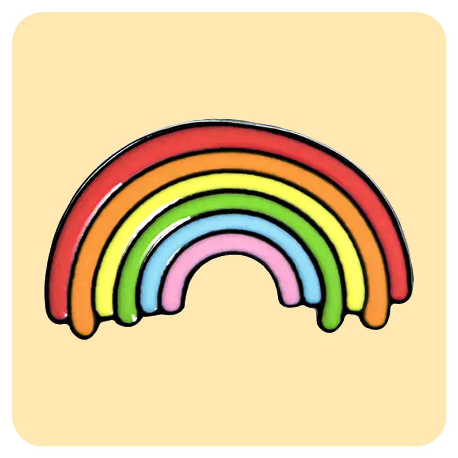 Pride Rainbow Enamel Pin - Fabulous Planning - PIN - 173 - PLASTIC