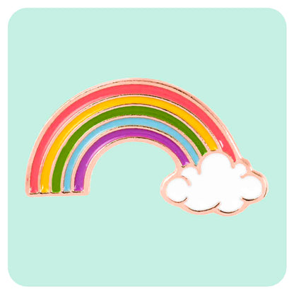 Pride Rose Gold Rainbow Enamel Pin - Fabulous Planning - PIN - 97 - PLASTIC