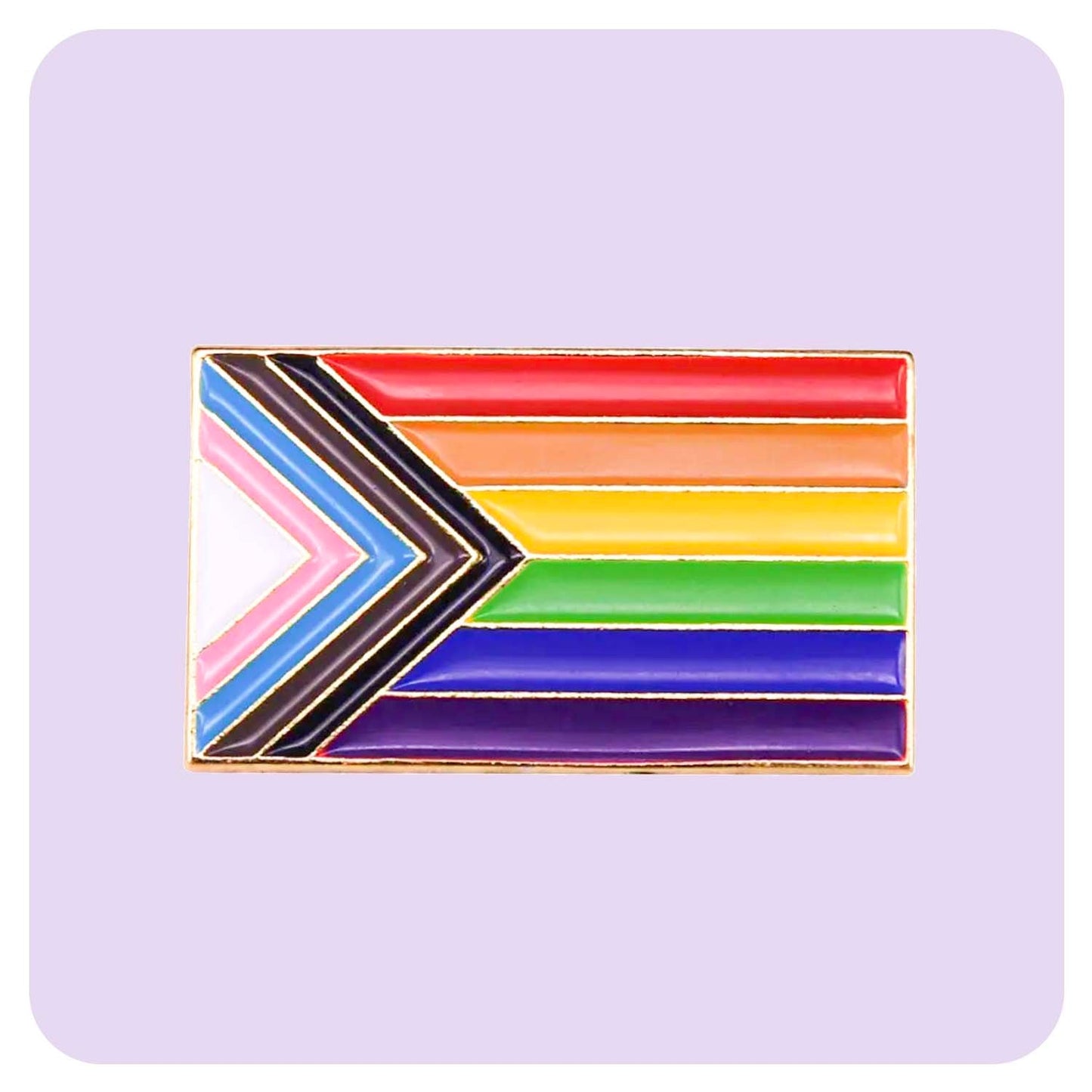 Progress Flag Enamel Pin - Fabulous Planning - Pin - Pride - 2