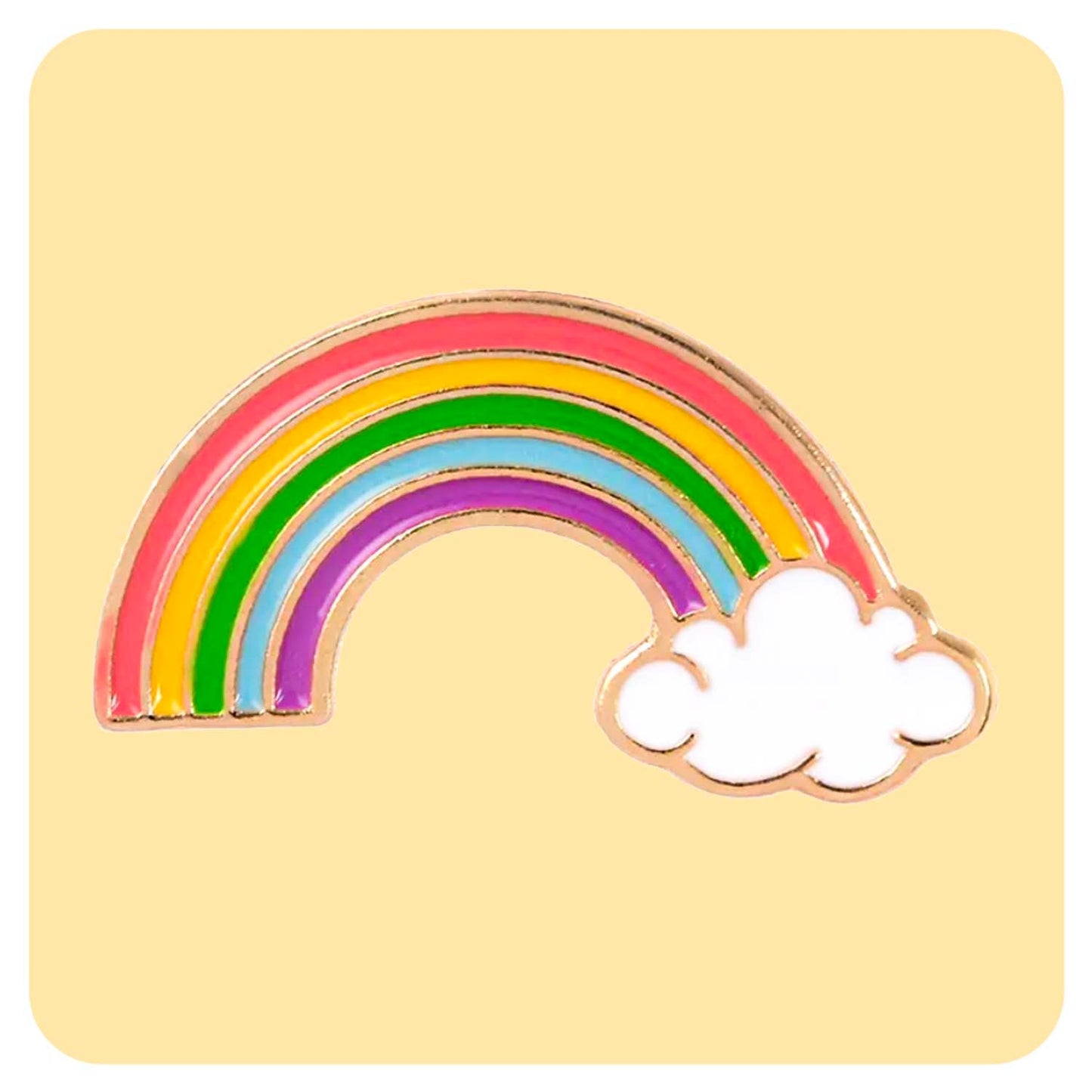 Rainbow Cloud Enamel Pin - Fabulous Planning - Pin - Pride - 6