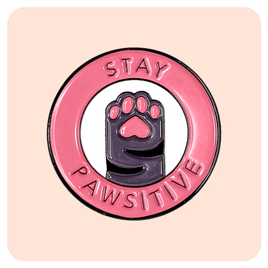 Stay Pawsitive Enamel Pin - Fabulous Planning - PIN - 24 - PLASTIC