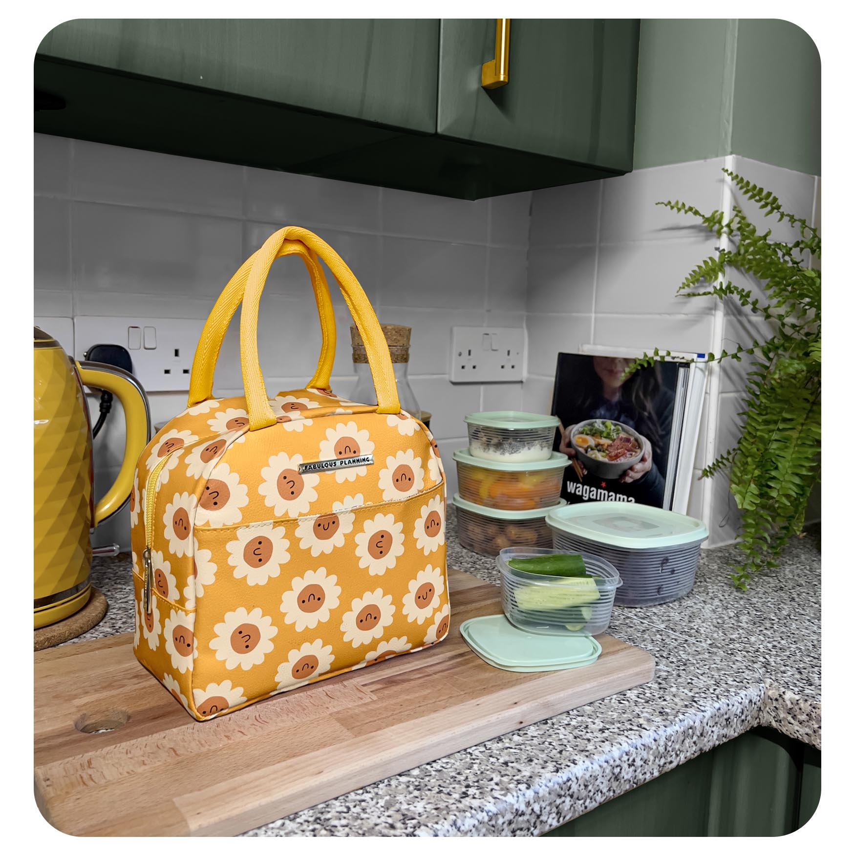 Sunflower Lunch Bag - Fabulous Planning - LUNCH - SUNFLOWER