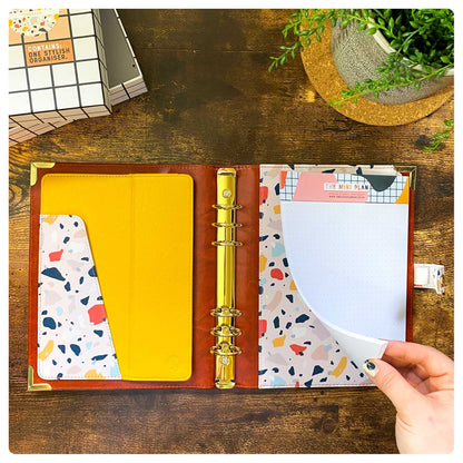 Terrazzo Organiser - Undated Daily Diary P3 - Fabulous Planning - FO - TERRAZZO - PD - EET