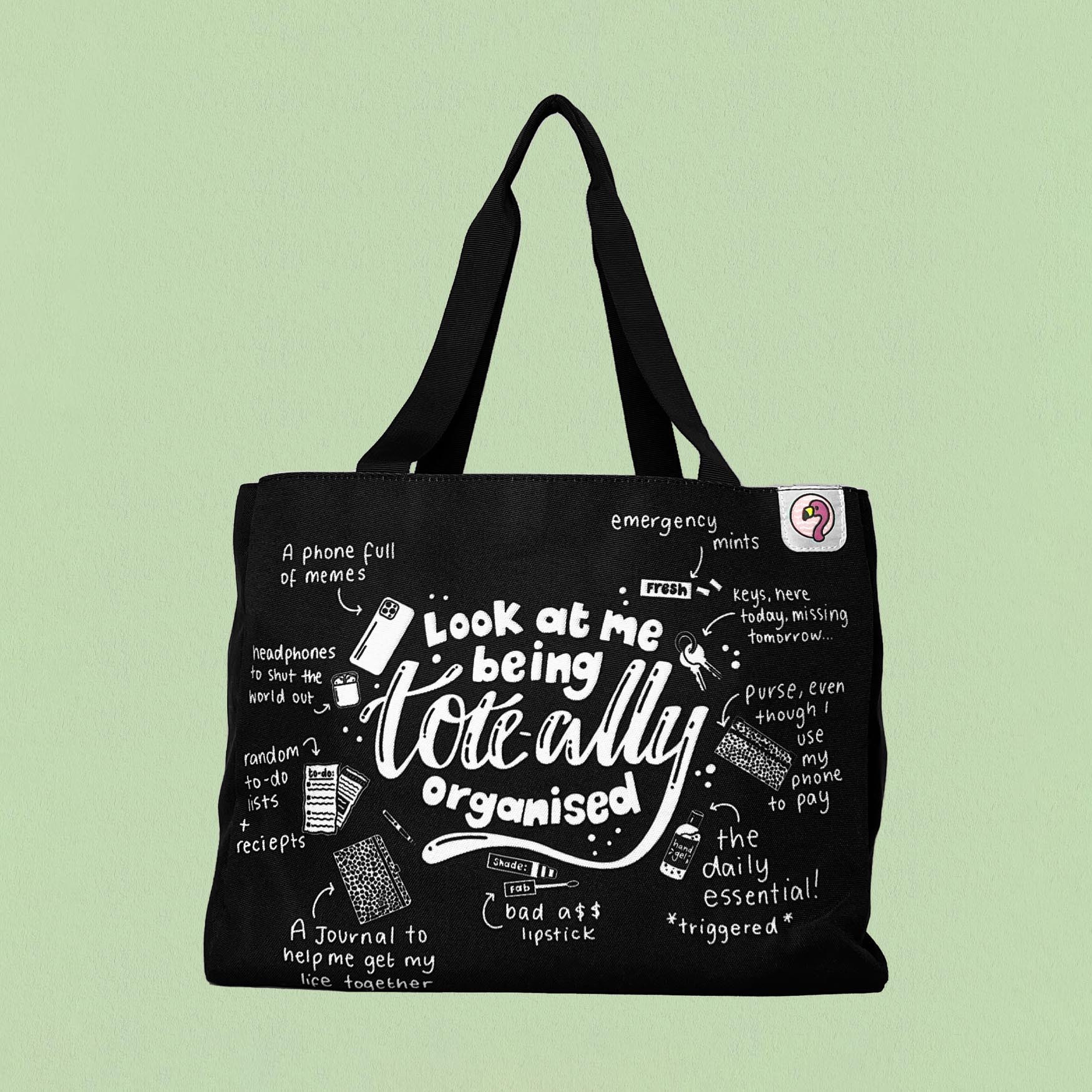 Tote - ally Organised Tote Bag - Seconds - Fabulous Planning - SECONDS - TOTE - TOTEALLY