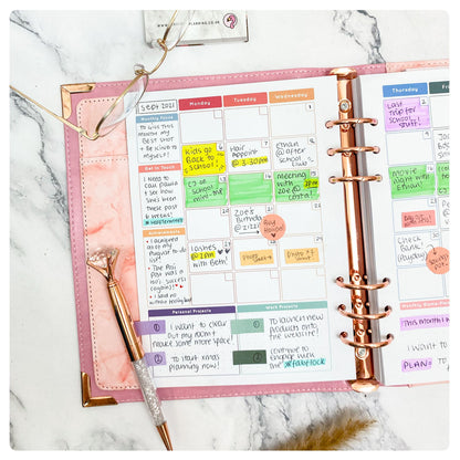 Undated Weekly - Annual Diary - Organiser Refill - Fabulous Planning - [W] UNDATED - WEEKLY - REFILL