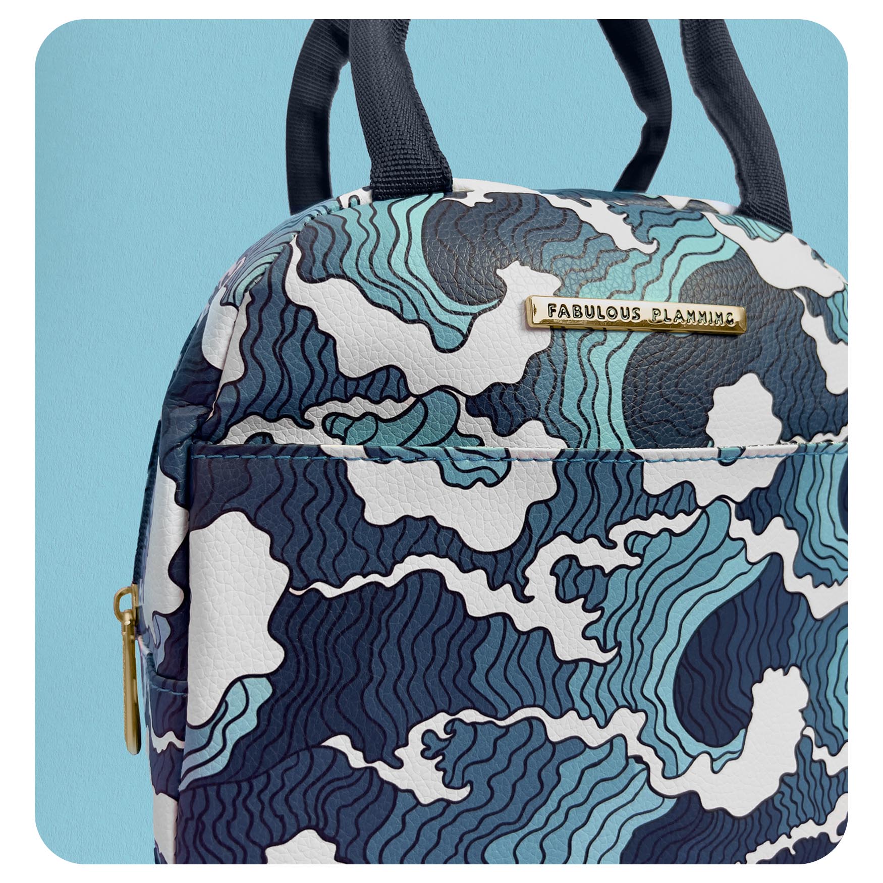 Waves Lunch Bag - Fabulous Planning - LUNCH - WAVES