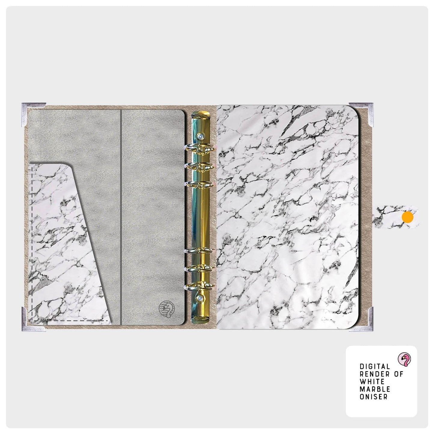 White Marble Organiser - P3 Stationery Bundle - Fabulous Planning - [STATBUN] WHITEM - GFL - CC