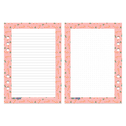 A5 - Cartral Paper - Insert - Candy Cane Lane